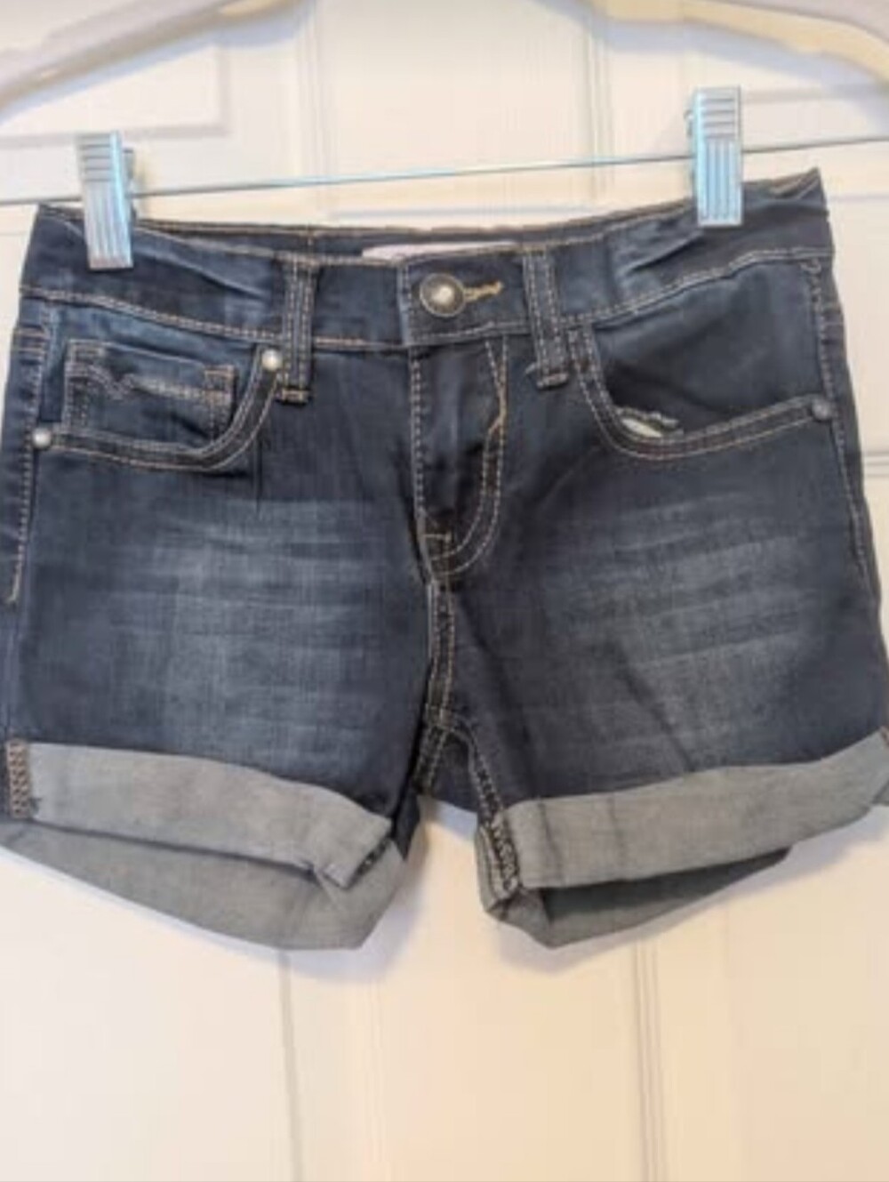 Girls Vigoss Slightly Distressed Shorts, 8c